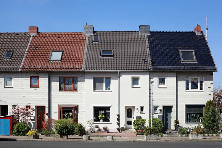 Verkauf von Reihenhäuser